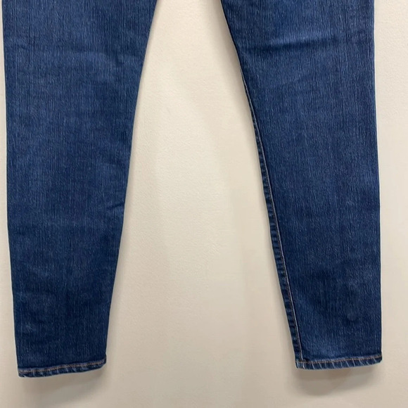 Loft made and loved High Waist Skinny Denim Jeans Ankle Buttons 26/2 - Picture 6 of 16